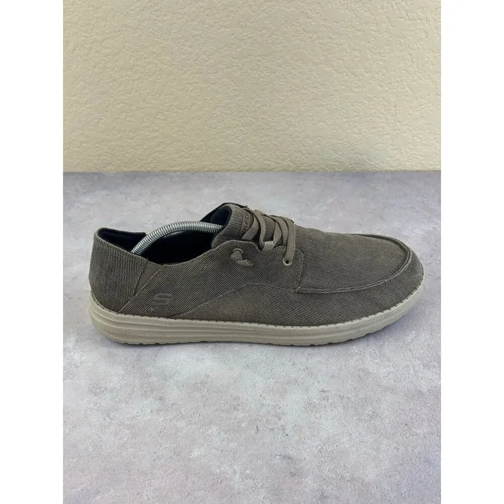 Skechers Melson Volgo 66384 Men's Size 13 Classic Fit Slip-On Shoes Brown